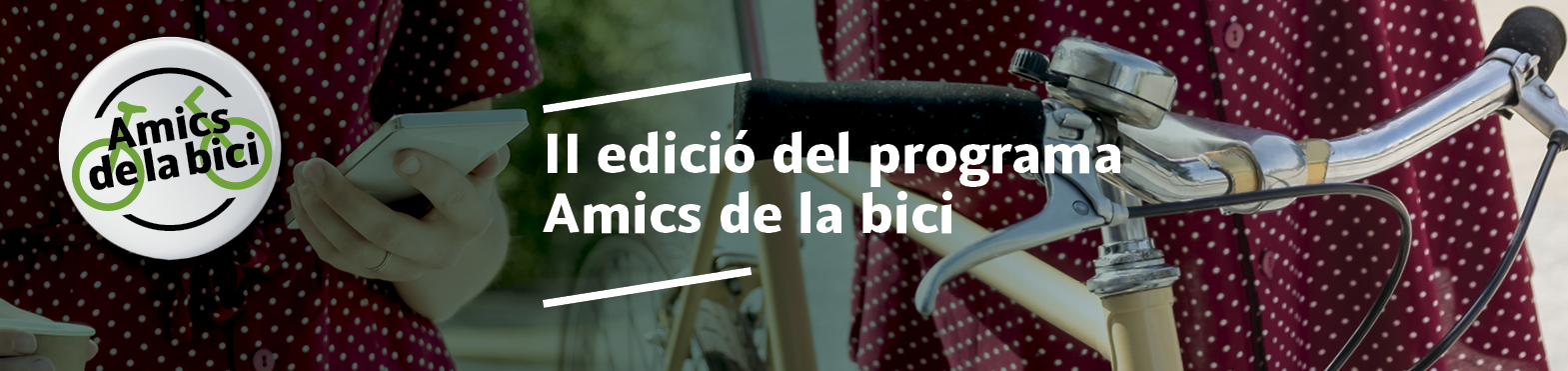 Amics de la bici. Banner