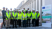 Les autoritats visiten les obres de l'edifici interdepartamental - Foto: A.COSTA/UIB
