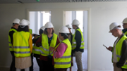 Les autoritats visiten les obres de l'edifici interdepartamental - Foto: A.COSTA/UIB